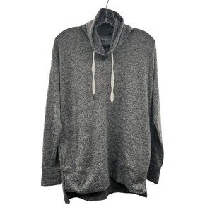 Old Navy Active Cowl Neck Long Sleeve Pullover Heather Gray Size Small